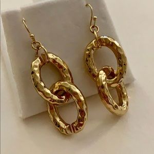 Anthropologie Jewelry - Gold chain earrings Anthropologie Jewelry - Gold chain earrings